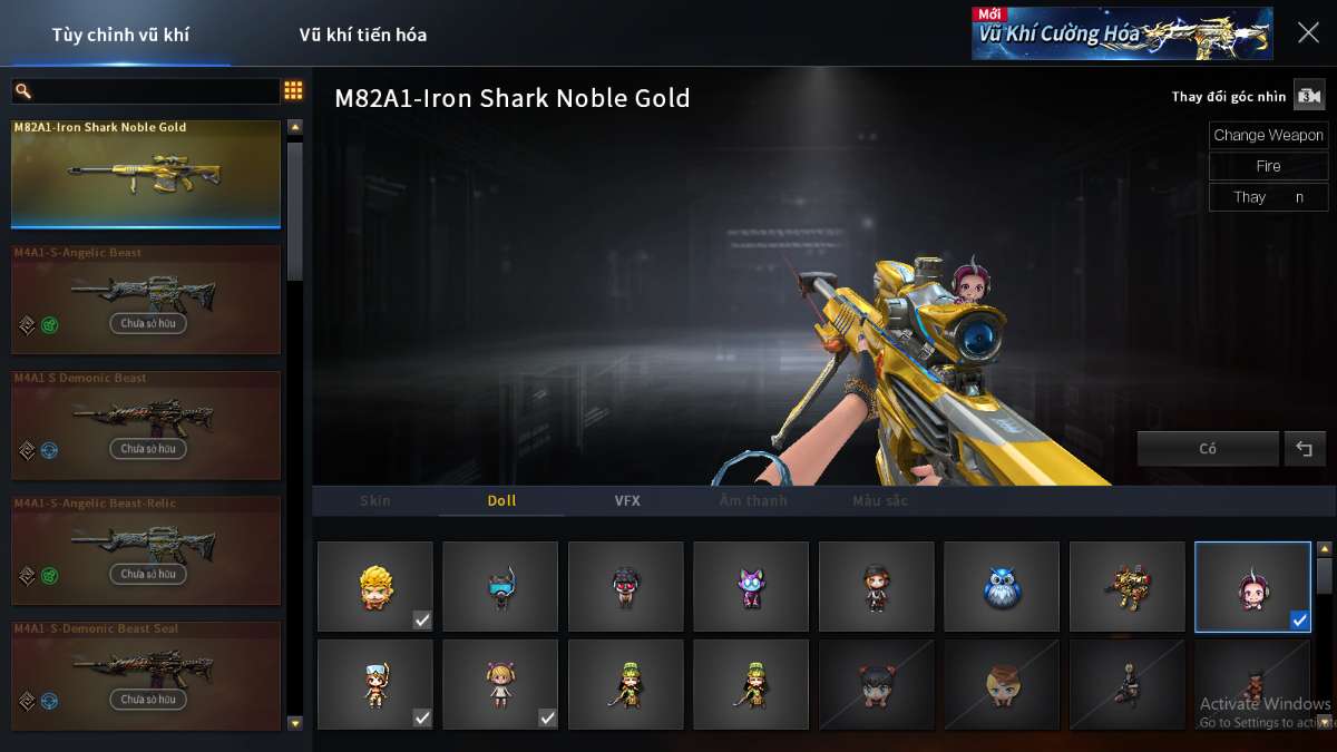 shop acc cf uy tin gia re